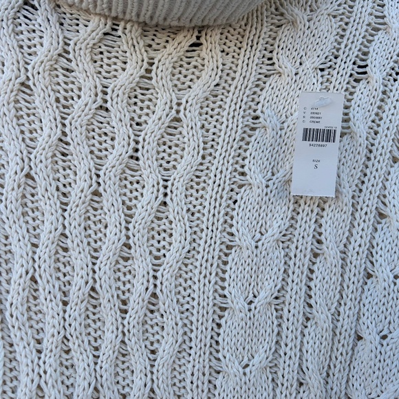 Anthropology Pilcro Cable Knit Turtleneck Sweater NWT Size Small - Picture 9 of 10